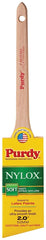 Purdy Nylox Dale 144080220 Angular Trim Brush, 2 in W, 2-7/16 in L Bristle, Nylon Bristle, Rat Tail Handle