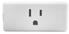 Decora Smart DW15P-1BW Plug In Outlet, 15 A, 120 VAC, Wireless, White
