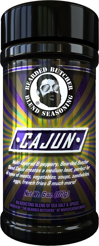 Bearded Butcher Cajun-6OZ Seasoning, Cajun Blend, 6 oz