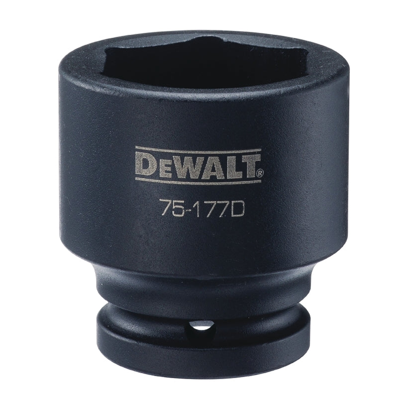 DeWALT DWMT75177OSP Impact Socket, 41 mm Socket, 3/4 in Drive, 6-Point, CR-440 Steel, Black Oxide