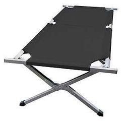 Stansport G-27 Cot, 80 in L, 30 in W, Steel Frame, Polyester