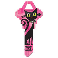 Hy-Ko 16010SC1-22 Key Blank, Cat, Brass, For: Schlage SC1 Keyways, SC1 Key Number