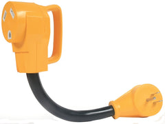 PowerGrip 55163 Dogbone Adapter, 30 A Female, 15 A Male, 125 V, Male, Female