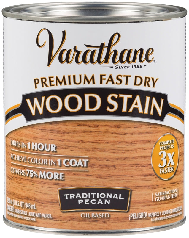 Varathane 262013 Stain, Traditional Pecan, Liquid, 1 qt, Can