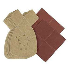 Black+Decker BDAM080 Sandpaper, 4.2 in W, 6.8 in L, 80 Grit, Medium, Aluminum Oxide Abrasive