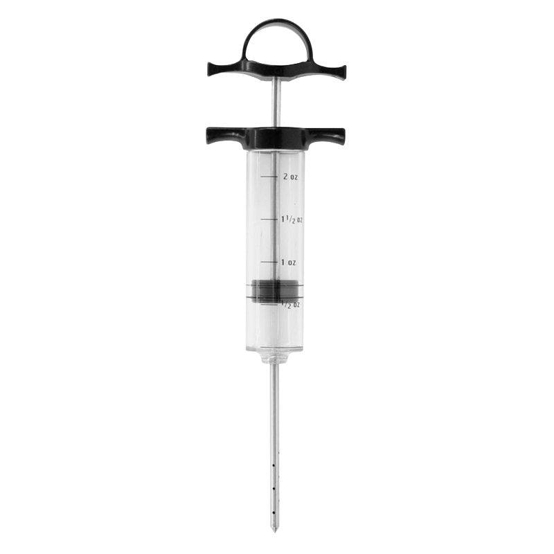 Mr. BAR-B-Q 40100Y Seasoning/Marinade Injector, 2 oz Capacity, Oversized Needle