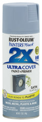 2X Ultra Cover 249066 Spray Paint, Satin, Slate Blue, 12 oz, Can
