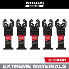 Milwaukee NITRUS CARBIDE 49-25-1575 Oscillating Multi-Tool Blade, 1-3/8 in D Cutting, Carbide