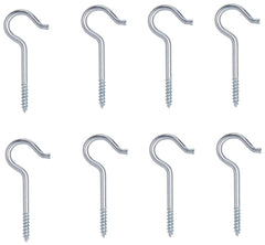 ProSource LR-308-PS Ceiling Hook, 5 lb Working Load, Steel, Silver, Zinc