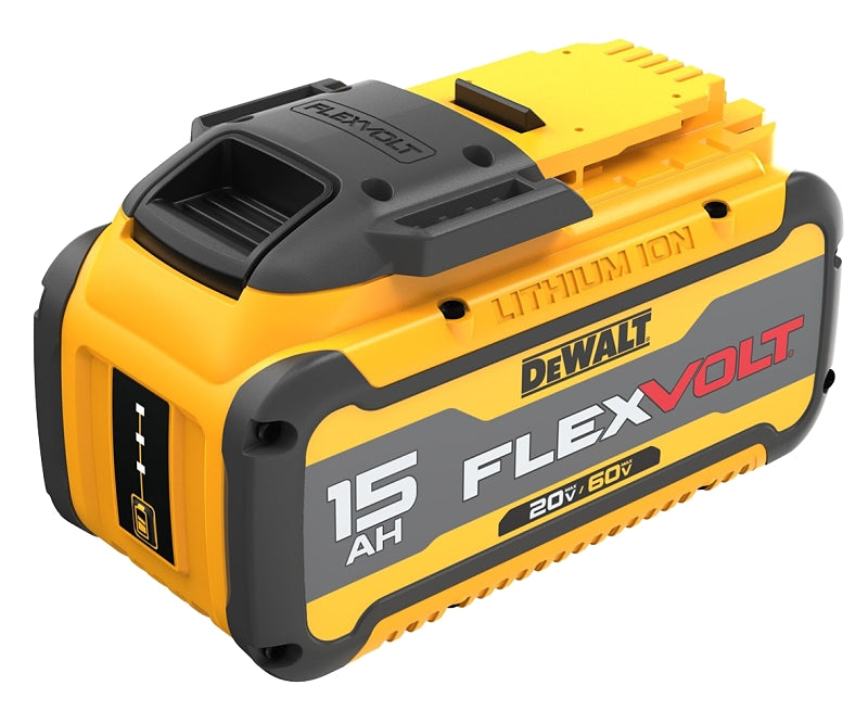 DeWALT FLEXVOLT DCB615 Cordless Battery Pack, 20/60 V Battery, 15 Ah, Includes: 3 LED Fuel Gauge Charge Indicator