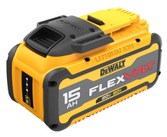 DeWALT FLEXVOLT DCB615 Cordless Battery Pack, 20/60 V Battery, 15 Ah, Includes: 3 LED Fuel Gauge Charge Indicator