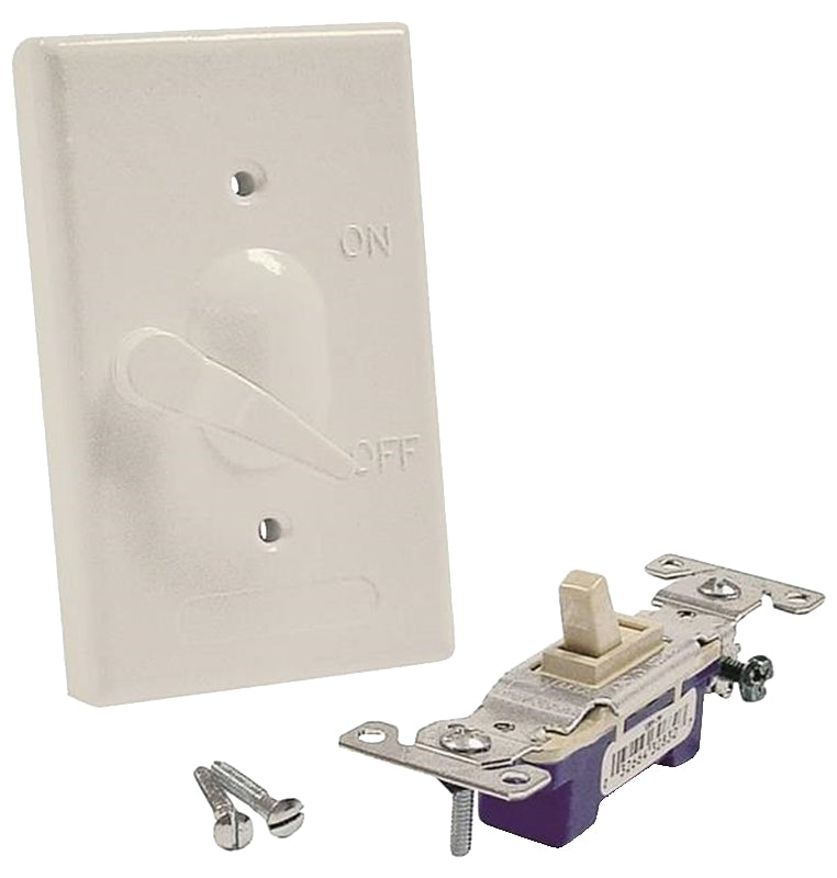 5121-1 WP CVR VT TGL WH 1G 15A