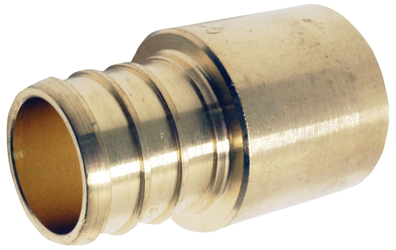 Apollo Valves APXMSA11 Pipe Adapter, 1 in, PEX x Male Solder, Brass, 200 psi Pressure