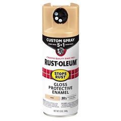 Stops Rust 376905 Rust Preventative Spray Paint, Gloss, Sand, 12 oz, Aerosol Can