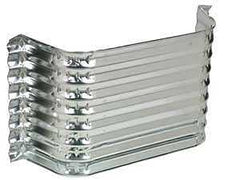 Conquest Steel 451222 Window Well, 45 in L, 21 in W, 12 in H, Steel, Gray, Galvanized