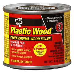 DAP Plastic Wood 21434 Wood Filler, Paste, Strong Solvent, Walnut, 4 oz