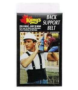Kuny's Tool Works EL892 Back Support Belt, Fits to Waist Size: 28 to 44 in, Elastic