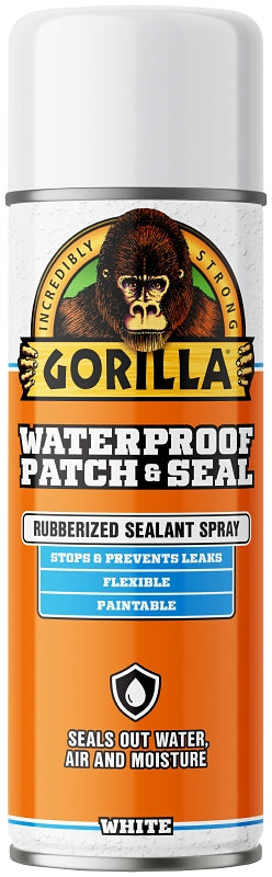 Gorilla 104054 Rubberized Spray Coating, Waterproof, White, 14 oz, Can