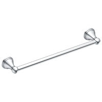 Moen Preston Series DN8418CH Towel Bar, 18 in L Rod, Aluminum, Chrome-Plated, Surface