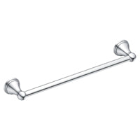 Moen Preston Series DN8424CH Towel Bar, 24 in L Rod, Aluminum, Chrome-Plated, Surface