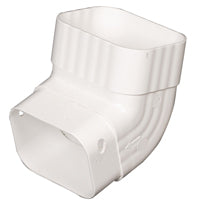 Amerimax M0627HPT Downspout Elbow, Vinyl, White