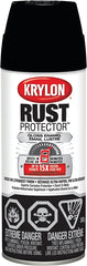 Krylon Rust Protector K06900107 Rust Preventative Spray Paint, Gloss, Black, 12 oz, Can