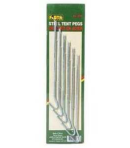 World Famous 631 Tent Peg, 8 in L, Steel