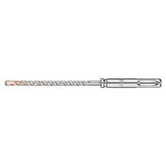 DeWALT DW5435 Drill Bit, 7/16 in Dia, 12 in OAL, Helix Flute, 4-Flute, 25/64 in Dia Shank, SDS Plus Shank