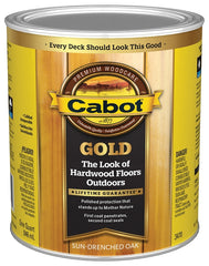 Cabot 140.0003470.005 Wood Finish, Gold, Sun Drenched Oak, Liquid, 1 qt