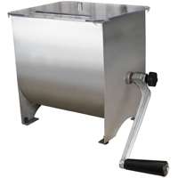 Weston 36-1901-W Meat Mixer, 20 lb Grind, Stainless Steel, Silver