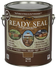 Ready Seal 115 Stain and Sealer, Pecan, 1 gal, Can