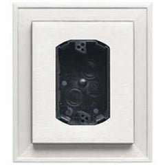 Builders Edge 130010010001 Mounting Block, 8 in L, 7 in W, White