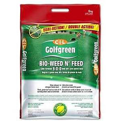 C-I-L Golfgreen 2005451 Organic Lawn Fertilizer, 9 kg, Granular, 9-0-0 N-P-K Ratio