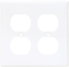 2150W-BOX WHT DUPL RECPT PLT2G
