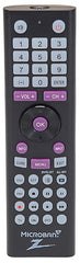 Zenith ZR300MB Universal Remote with Microban Technology, Alkaline Battery