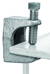 SuperStrut Z502-10 Beam Clamp, Iron, Silver, Electro-Plated