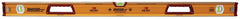 Johnson 1718-4800 Box Level, 48 in L, 3-Vial, Magnetic, Aluminum, Yellow