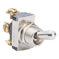 Calterm 41710 Switch, 15 A, 12 VDC, Screw Terminal, Metal Housing Material, Silver