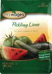 Mrs. Wages W502-D3425 Pickling Lime Mix, 16 oz Bag