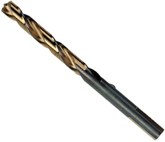 Irwin 73625 Jobber Drill Bit, 25/64 in Dia, 5-1/8 in OAL, Spiral Flute, 25/64 in Dia Shank, Reduced Shank