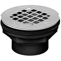 Oatey 101 PS Series 42086 Shower Drain, ABS, Black, For: 2 in SCH 40 DWV Pipes