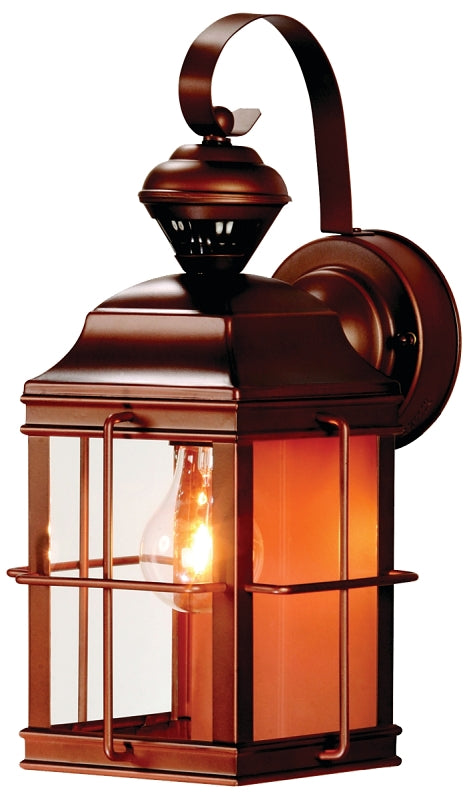 Heath Zenith Dualbrite Series HZ-4144-AZ Motion Activated Decorative Light, 120 V, 100 W, Incandescent Lamp