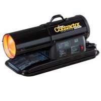 Mr. Heater F270255 Forced Air Heater, 4 gal Fuel Tank, Kerosene, 50,000 Btu, 1250 sq-ft Heating Area