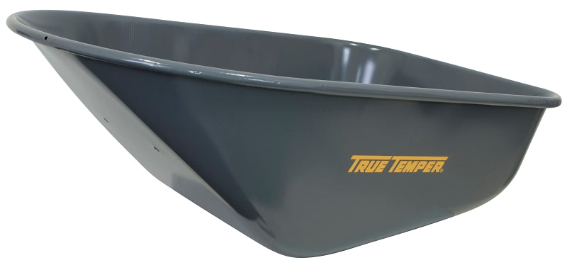 True Temper 001045VB Wheelbarrow, 5 cu-ft Volume, Steel