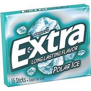 Extra 110473 Sugarfree Gum, 15 Count Pack