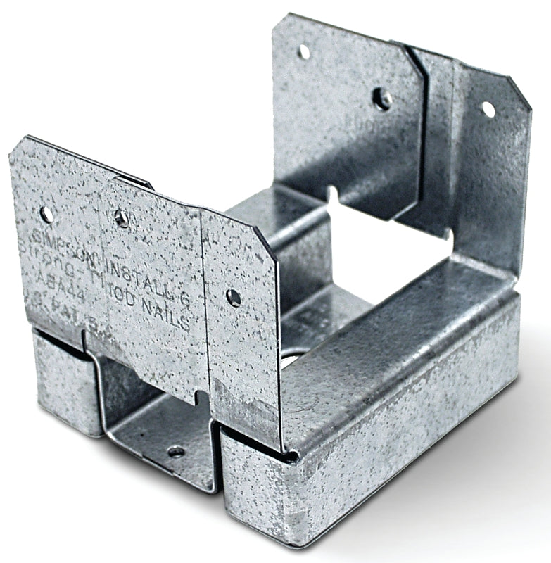 Simpson Strong-Tie AB Series ABA44Z Post Base, 4 x 4 in Post, Steel, ZMAX