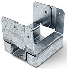 Simpson Strong-Tie AB Series ABA66Z Post Base, 6 x 6 in Post, Steel, ZMAX