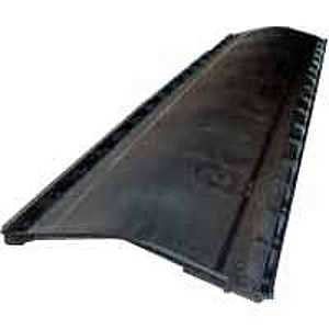 Lomanco Omni Series LOR94 Ridge Vent, 4 ft L, 9 in W, Black