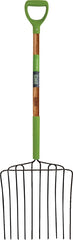 Ames 2827000 Ensilage Fork, Wood Handle, D-Shaped Handle, 30 in L Handle