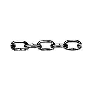 Ben-Mor 51016 Coil Chain, #2, 1.18 in L, 310 lb Working Load, Carbon Steel